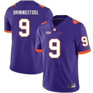 Men's Jake Briningstool Purple Clemson Tigers #9 2024 College Football Jersey 139281-211