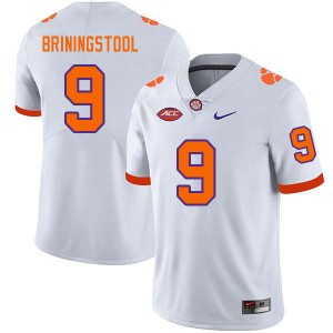Mens Jake Briningstool White Clemson Tigers #9 Player College Football Jersey 597944-567