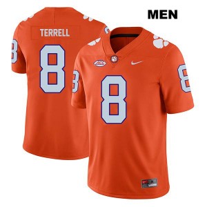 Mens Avieon Terrell Orange Clemson Tigers #8 Stitched College Football Jersey 660910-333