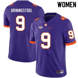 Women Jake Briningstool Purple Clemson Tigers #9 2024-25 College Football Jersey 311701-263