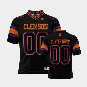 Mens Custom Black Clemson Tigers #00 NIL Pick-A-Player Jersey 215235-358