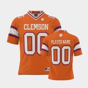 Men's Custom Orange Clemson Tigers #00 NIL ProSphere Football College Football Jersey 702101-969