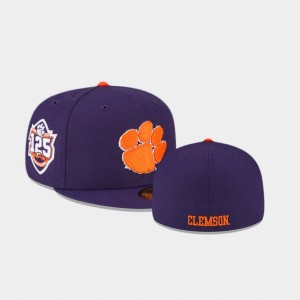 Unisex Purple Clemson Tigers 59FIFTY Fitted Hat 135000-623