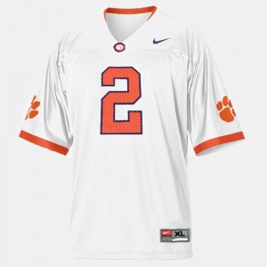 Mens Sammy Watkins White Clemson Tigers #2 College Football Jersey 530508-414