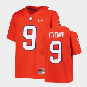 Men Travis Etienne Orange Clemson Tigers #9 Alumni College Football Jersey 867806-537
