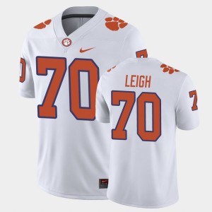 Men Tristan Leigh White Clemson Tigers #70 Game Jersey 959007-512
