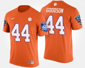 Men B.J. Goodson Orange Clemson Tigers #44 Atlantic Coast Conference Sugar Bowl Bowl Game T-Shirt 505094-140