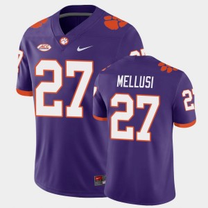 Mens Chez Mellusi Purple Clemson Tigers #27 Playoff Game College Football Jersey 200641-104