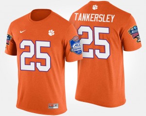Men Cordrea Tankersley Orange Clemson Tigers #25 Atlantic Coast Conference Sugar Bowl Bowl Game T-Shirt 569354-784