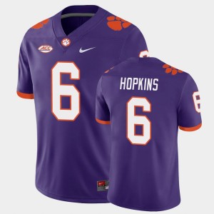 Men DeAndre Hopkins Purple Clemson Tigers #6 Playoff Game College Football Jersey 854803-749