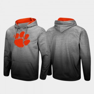 Men's Heathered Gray Clemson Tigers Pullover Sitwell Sublimated Hoodie 151241-118
