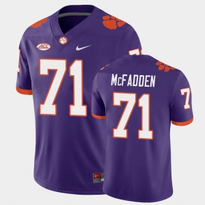 Men's Jordan McFadden Purple Clemson Tigers #71 Playoff Game College Football Jersey 230159-280