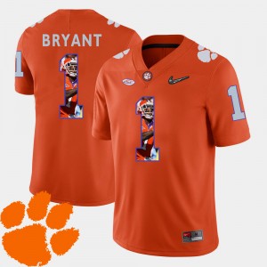 Men's Martavis Bryant Orange Clemson Tigers #1 Football Pictorial Fashion Jersey 829167-740