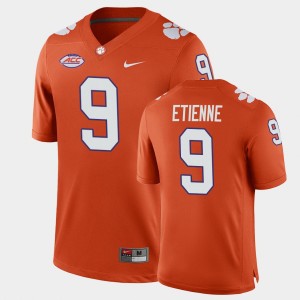 Men's Travis Etienne Orange Clemson Tigers #9 Home Game College Football Jersey 695127-904