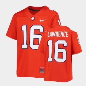 Youth Trevor Lawrence Orange Clemson Tigers #16 Alumni College Football Jersey 221700-888